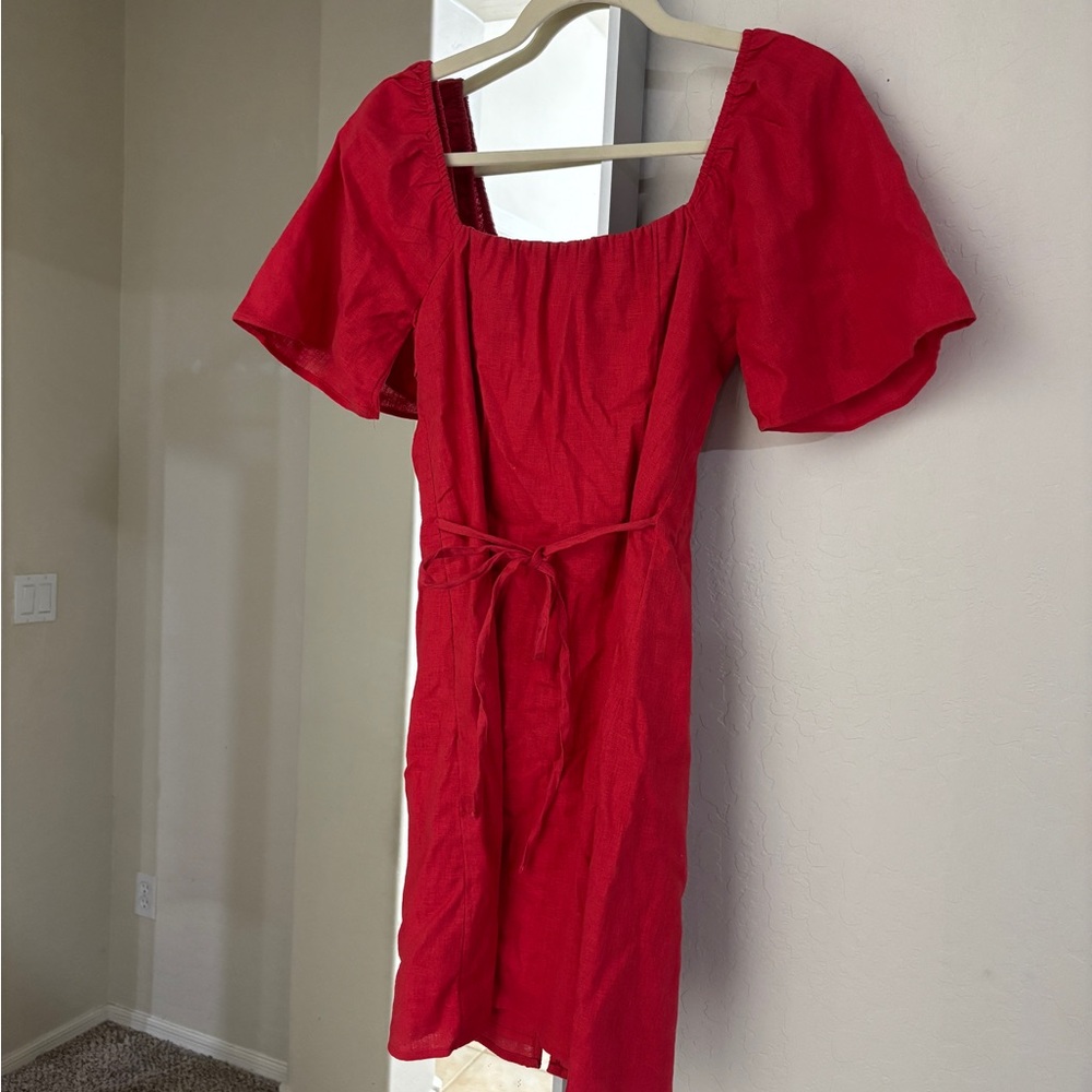 NWT Abercrombie and Fitch Linen Dress - Picture 3 of 5
